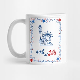 Fourth of July design Mug